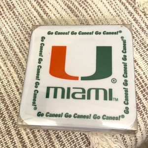 - Miami Hurricanes Go Canes coasters